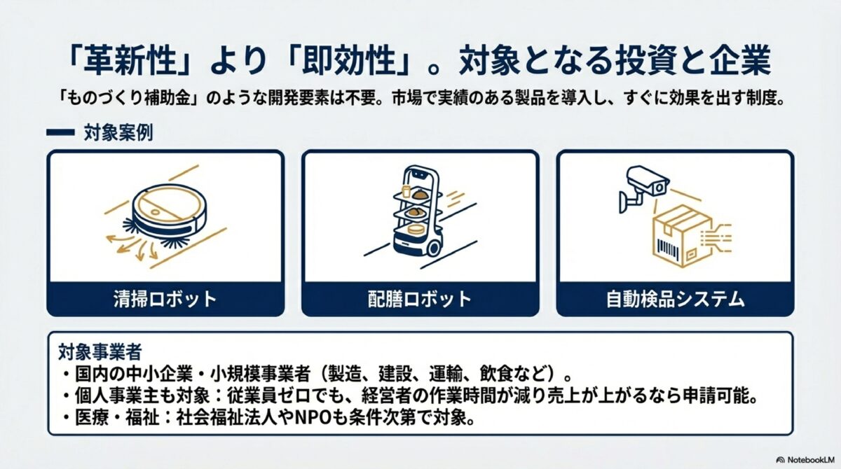 「革新性」より「即効性」。対象となる投資と企業