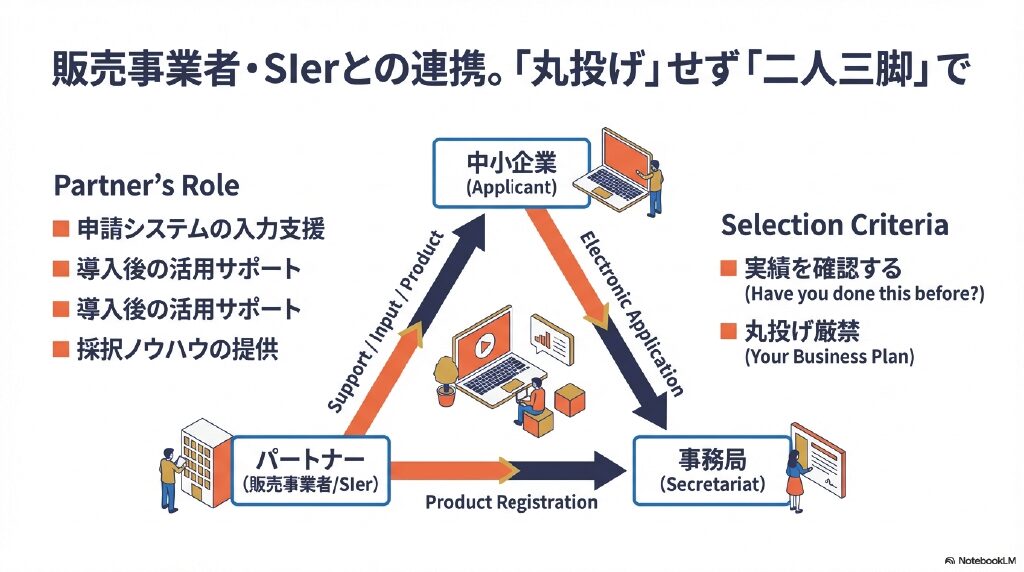 販売事業者･Slerとの連携。「丸投げ」せず「二人三脚」で