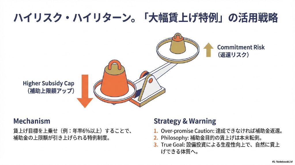 ハイリスク･ハイリターン。「大幅賃上げ特例」の活用戦略