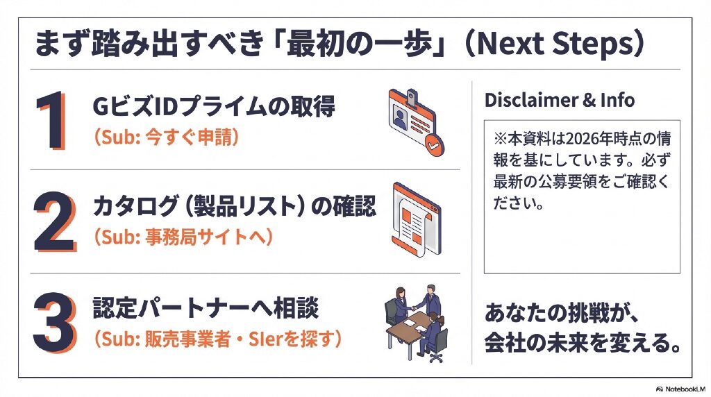 まず踏み出すべき「最初の一歩」