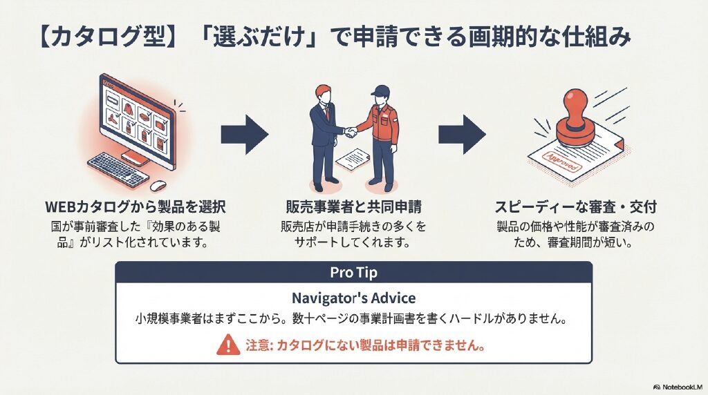 カタログ注文型の特徴